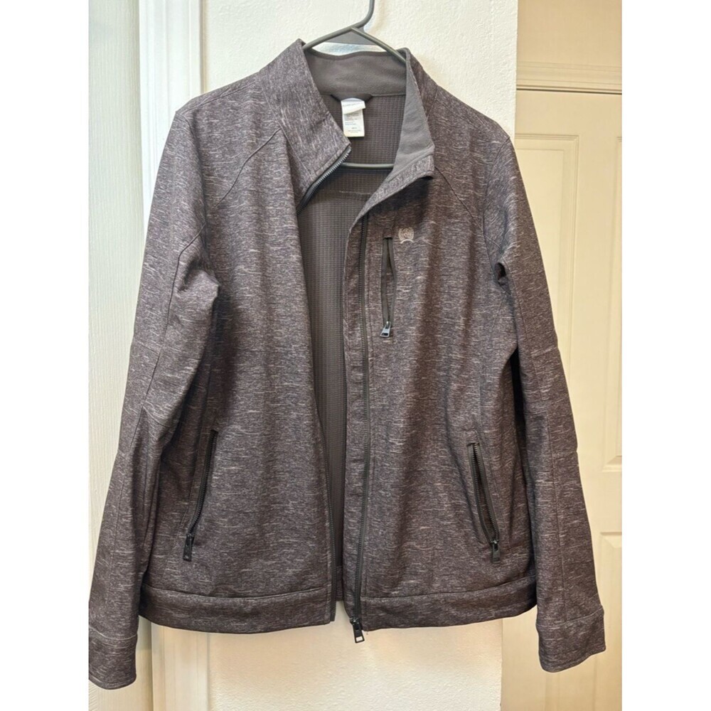 Cinch Charcoal Gray Bonded Softshell Jacket